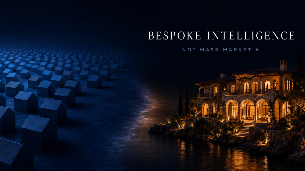 Luxury Real Estate Needs Bespoke Intelligence, Not Mass-Market AI