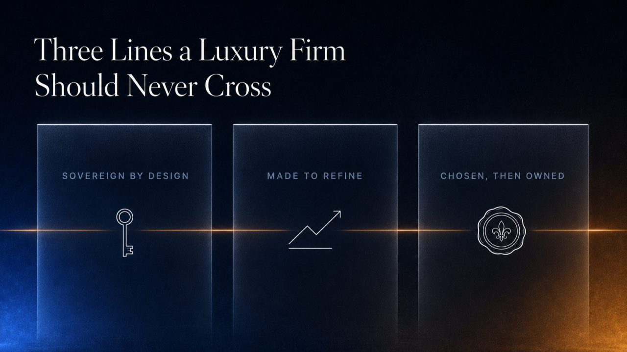 Three Lines a Luxury Firm Should Never Cross